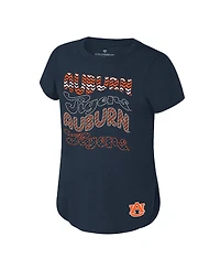 Colosseum Big Boys and Girls Navy Auburn Tigers Rogan T-Shirt