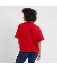 Nike Women's Red Kansas City Chiefs Essential Script Relaxed Boxy T-Shirt