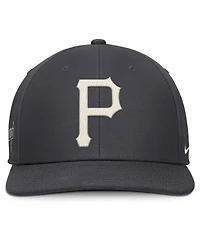 Nike Men's Anthracite Pittsburgh Pirates Statement Pro Snapback Hat