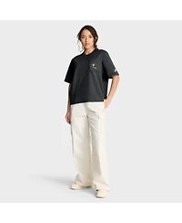 Nike Women's Black Pittsburgh Steelers Rewind Pocket Boxy T-Shirt