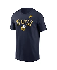 Nike Men's Navy Michigan Wolverines Legacy Nickname T-Shirt