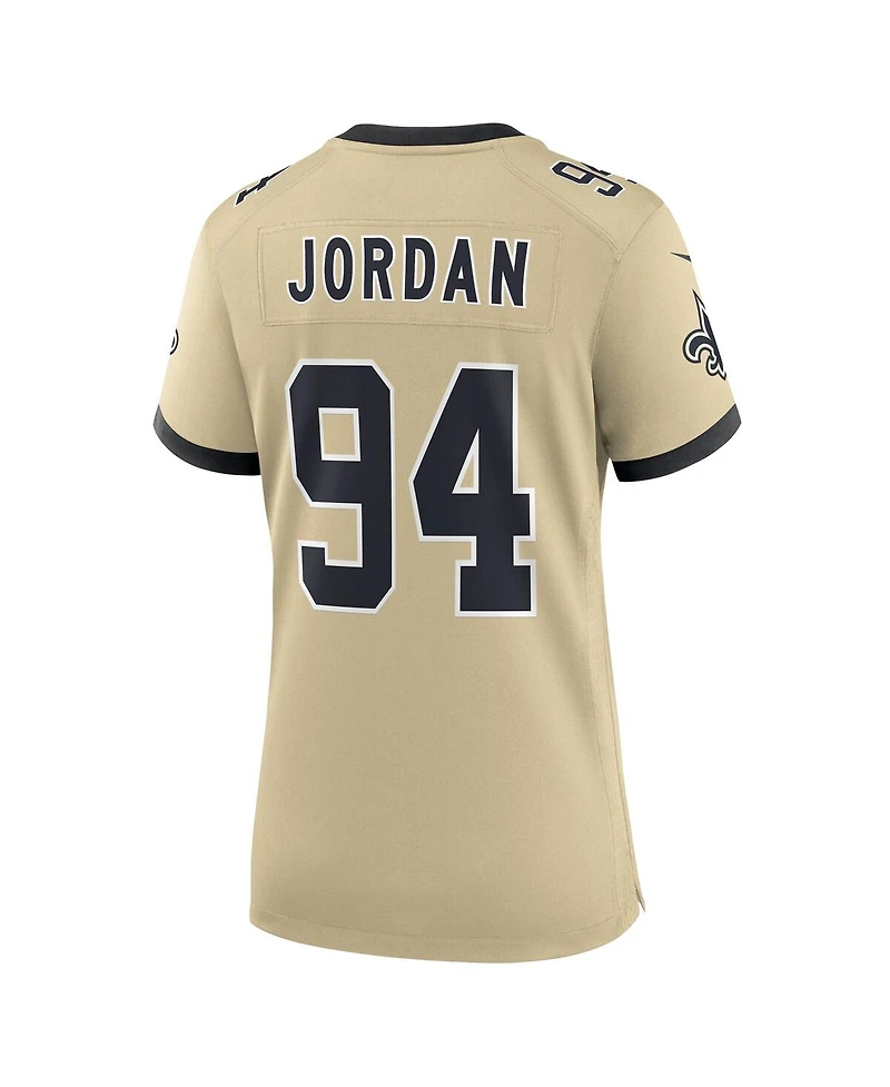 Nike Women's Cameron Jordan Gold New Orleans Saints Gameday Golds Alternate Game Player Jersey