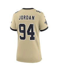 Nike Women's Cameron Jordan Gold New Orleans Saints Gameday Golds Alternate Game Player Jersey