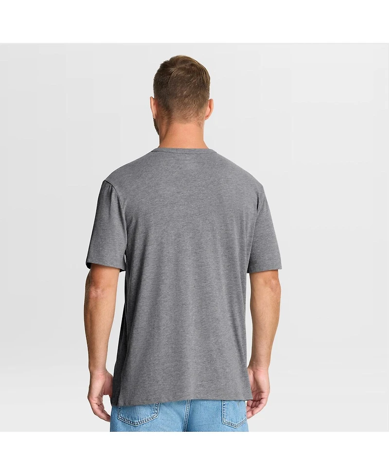 Fanatics Men's Heather Gray Kansas City Chiefs First Down Tribute Tri-Blend T-Shirt