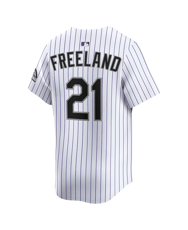 Nike Men's Kyle Freeland White Colorado Rockies Home Limited Player Jersey