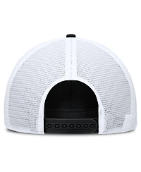 Nike Men's Black/White Iowa Hawkeyes 2025 On-Field Rise Engineered Trucker Adjustable Hat