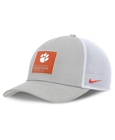 Nike Men's /White Clemson Tigers 2025 On-Field Rise Engineered Trucker Adjustable Hat