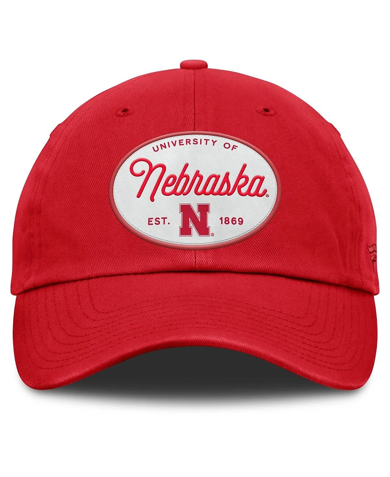 Fanatics Women's Scarlet Nebraska Huskers Candid Adjustable Hat