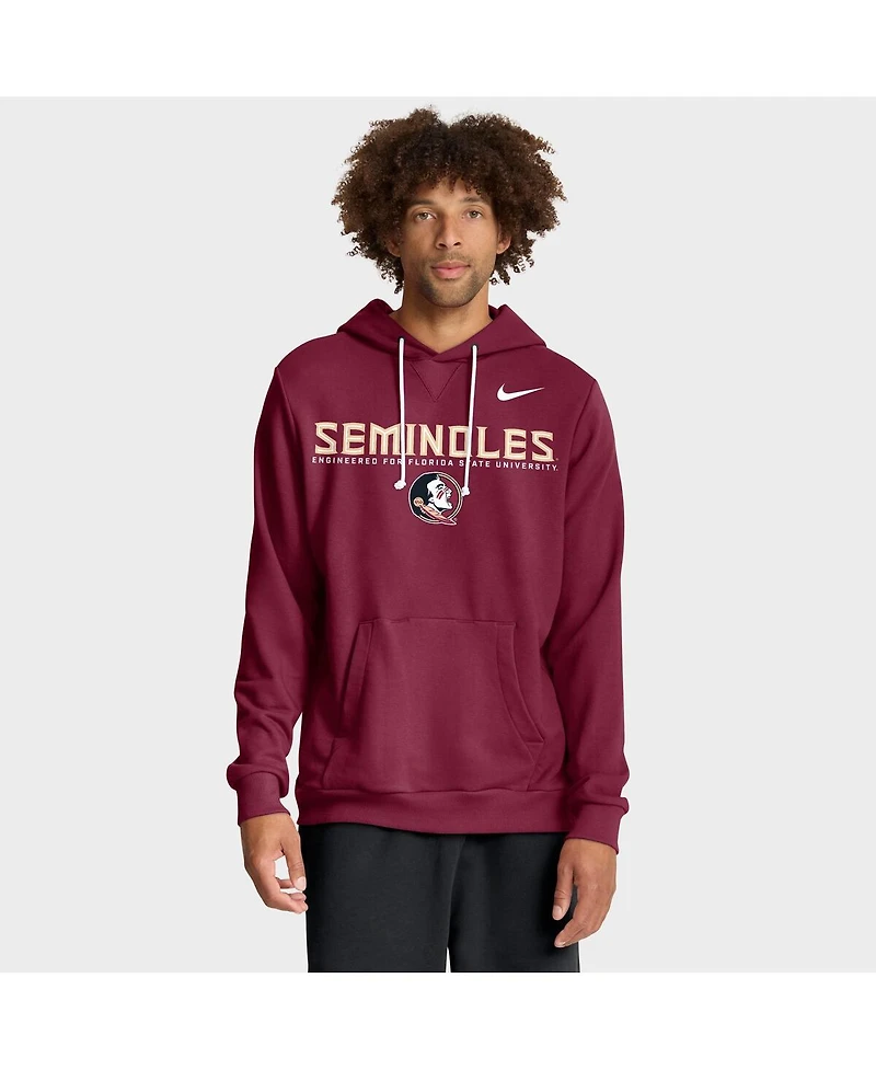 Nike Men's Garnet Florida State Seminoles 2025 Sideline Standard Issue Dri-fit Hoodie
