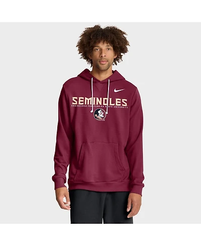Nike Men's Garnet Florida State Seminoles 2025 Sideline Standard Issue Dri-fit Hoodie