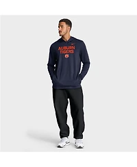 Nike Men's Navy Auburn Tigers 2025 Sideline Dri-fit Long Sleeve Hoodie T-Shirt