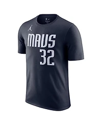 Jordan Men's Cooper Flagg Navy Dallas Mavericks 2025 Nba Draft First Round Pick Statement Edition Name Number T-Shirt
