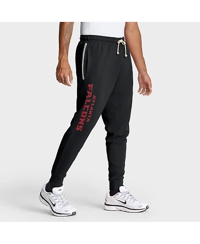 Nike Men's Black Atlanta Falcons Sideline Standard Issue Ground Game Dri-fit Taper Pants