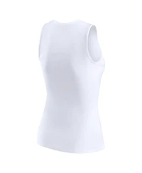 Wear by Erin Andrews Women's White Dallas Cowboys Ribbed Graphic Tank Top
