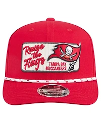 New Era Men's Red Tampa Bay Buccaneers Chant 9SEVENTY Stretch-Snap Hat