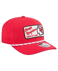 New Era Men's Red Kansas City Chiefs Chant 9SEVENTY Stretch-Snap Hat