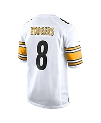 Nike Men's Aaron Rodgers White Pittsburgh Steelers Game Jersey