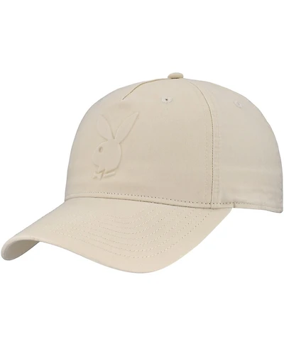 Lids Men's and Women's Khaki Playboy Embossed Logo Adjustable Hat