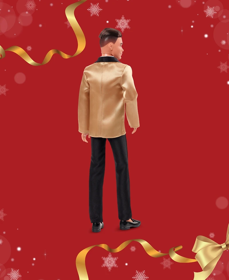 Barbie 2025 Holiday Ken Doll with Light Brown Hair
