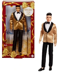 Barbie 2025 Holiday Ken Doll- Black Hair