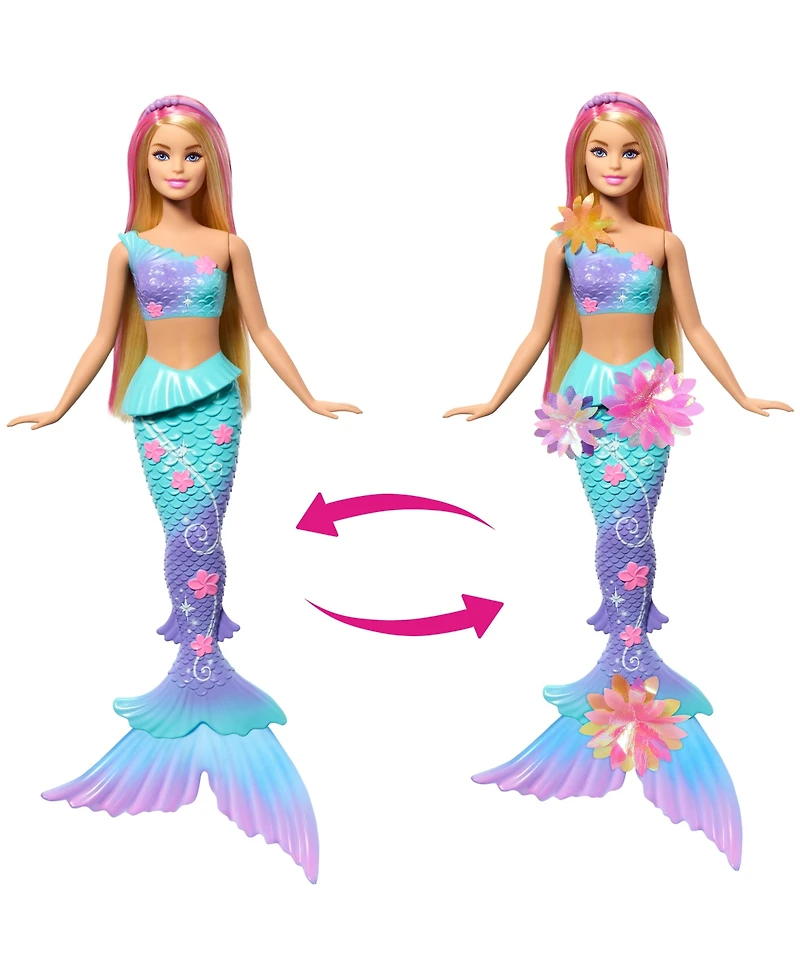 Barbie Flower Magic Mermaid Toy Doll