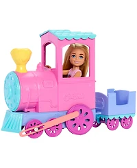 Barbie Day at the Fair Toy Train Set with Chelsea Small Doll and Festival Accessories