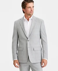 Calvin Klein Men's Slim-Fit Wool-Blend Suit Separates Jacket