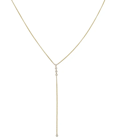 Diamond Lariat 18" Necklace (1/4 ct. t.w.) in 14k Gold
