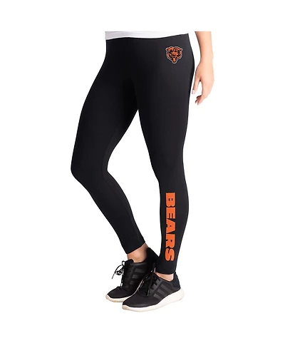 G-iii 4Her by Carl Banks Women's Black Chicago Bears Pregame Leggings