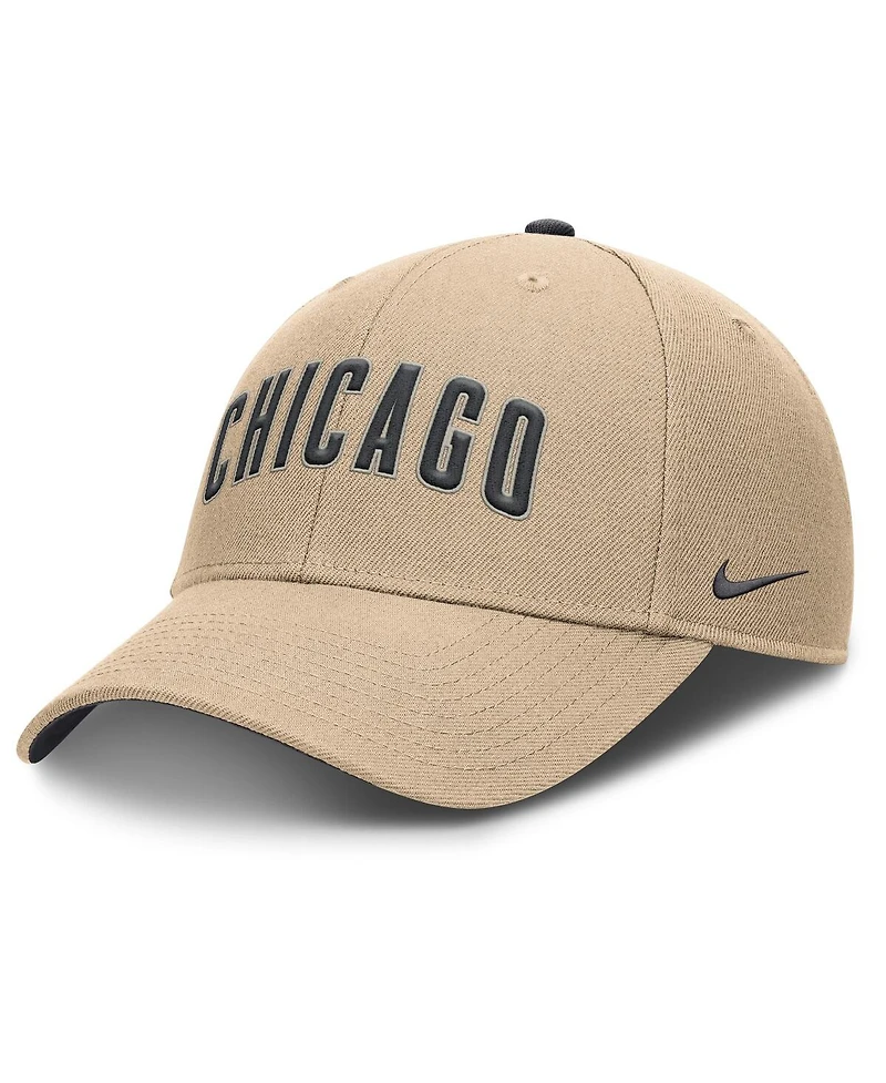 Nike Men's Khaki Chicago Cubs Rise Adjustable Hat