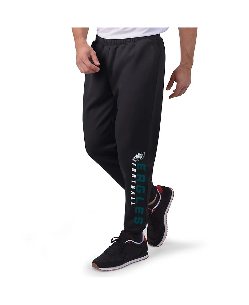 Msx by Michael Strahan Men's Black Philadelphia Eagles Jogger Pants