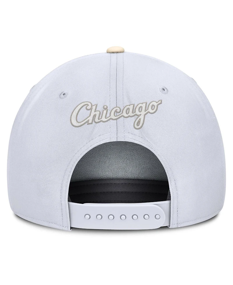 Nike Men's White/Cream Chicago White Sox Pro Performance Snapback Hat