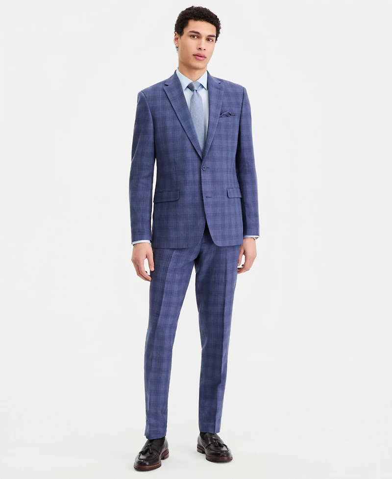 Bar Iii Men's Slim-Fit Linen-Blend Suit Separates Jacket, Macy's Exclusive