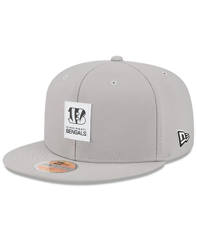 New Era Men's Gray Cincinnati Bengals 2025 Sideline 59FIFTY Fitted Hat