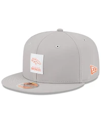 New Era Men's Gray Denver Broncos 2025 Sideline 59FIFTY Fitted Hat
