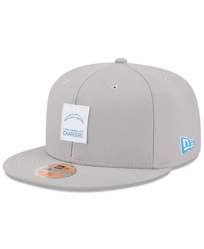 New Era Men's Gray Los Angeles Chargers 2025 Sideline 59FIFTY Fitted Hat