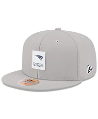 New Era Men's Gray England Patriots 2025 Sideline 59FIFTY Fitted Hat