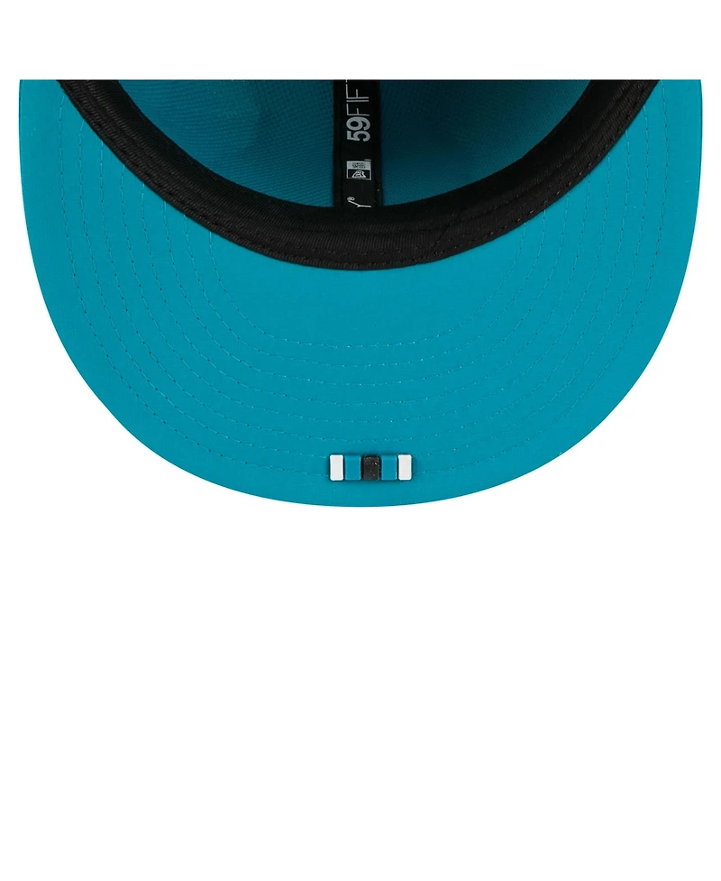 New Era Men's Teal Jacksonville Jaguars 2025 Sideline 59FIFTY Fitted Hat