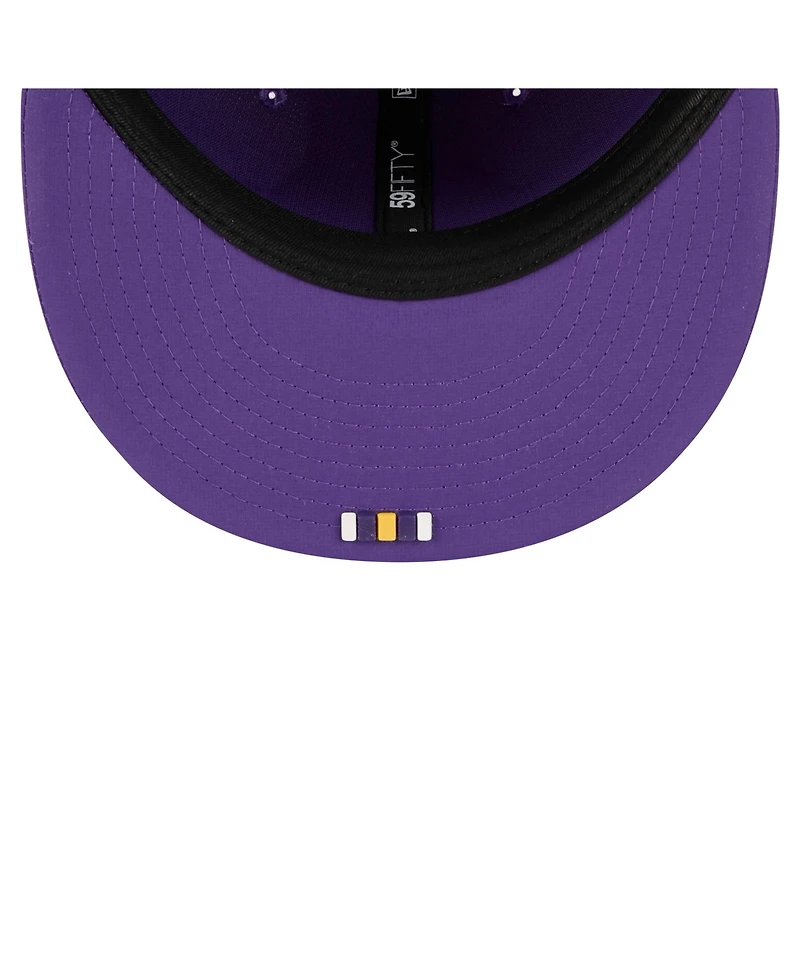 New Era Men's Purple Minnesota Vikings 2025 Sideline 59FIFTY Fitted Hat