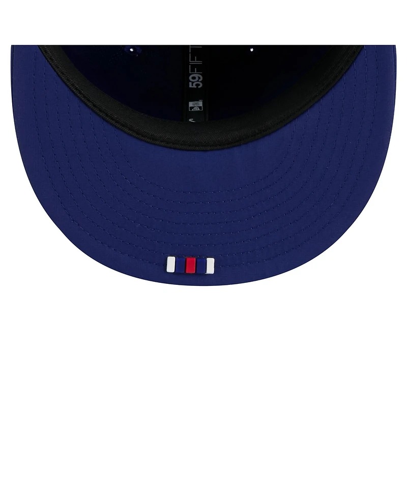 New Era Men's Blue Nfl 2025 Sideline 59FIFTY Fitted Hat