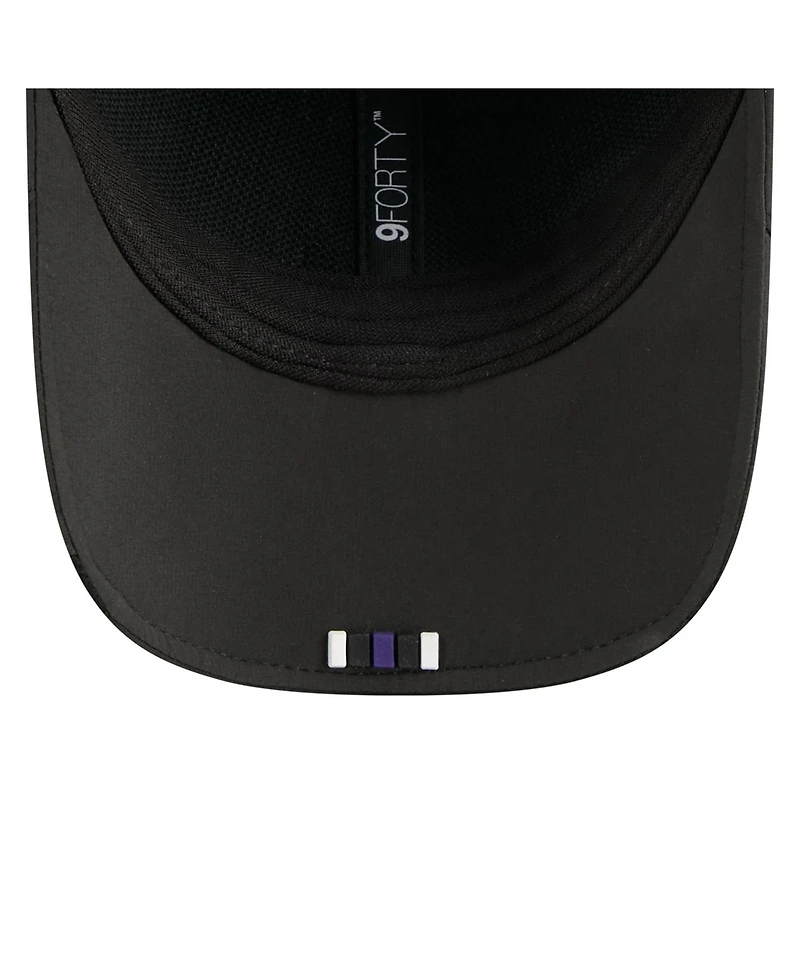 New Era Big Boys and Girls Black Baltimore Ravens 2025 Sideline 9FORTY Adjustable Hat