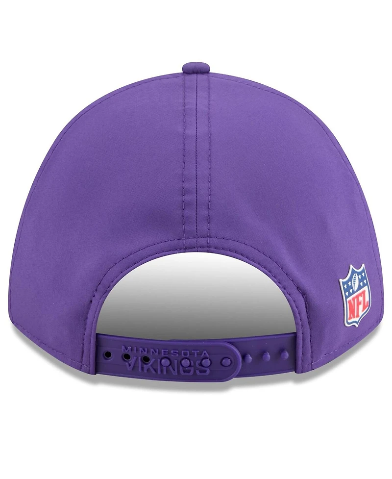 New Era Big Boys and Girls Purple Minnesota Vikings 2025 Sideline 9FORTY Adjustable Hat