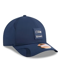 New Era Big Boys and Girls College Navy Seattle Seahawks 2025 Sideline M-crown 9FORTY Adjustable Hat