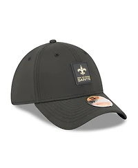 New Era Men's Black Orleans Saints 2025 Sideline 39THIRTY Flex Hat