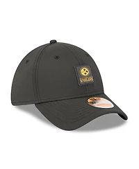 New Era Men's Black Pittsburgh Steelers 2025 Sideline 39THIRTY Flex Hat