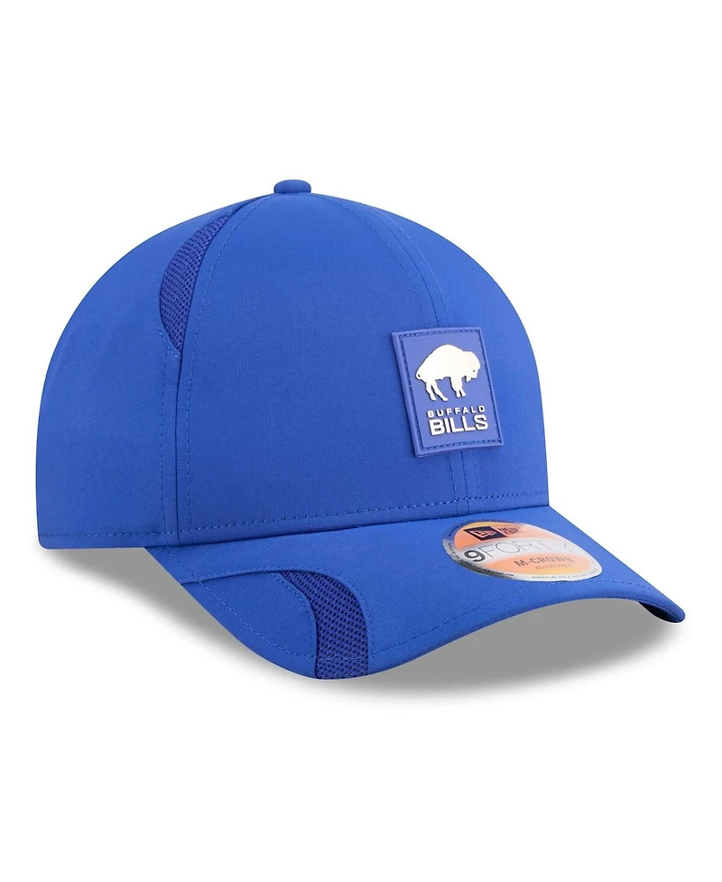 New Era Men's Royal Buffalo Bills 2025 Sideline Throwback M-crown 9FORTY Adjustable Hat