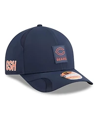 New Era Men's Navy Chicago Bears 2025 Sideline M-crown 9FORTY Adjustable Hat