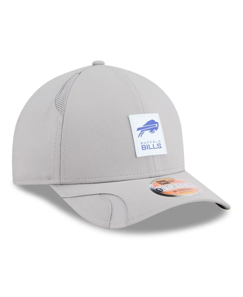 New Era Men's Gray Buffalo Bills 2025 Sideline M-crown 9FORTY Adjustable Hat