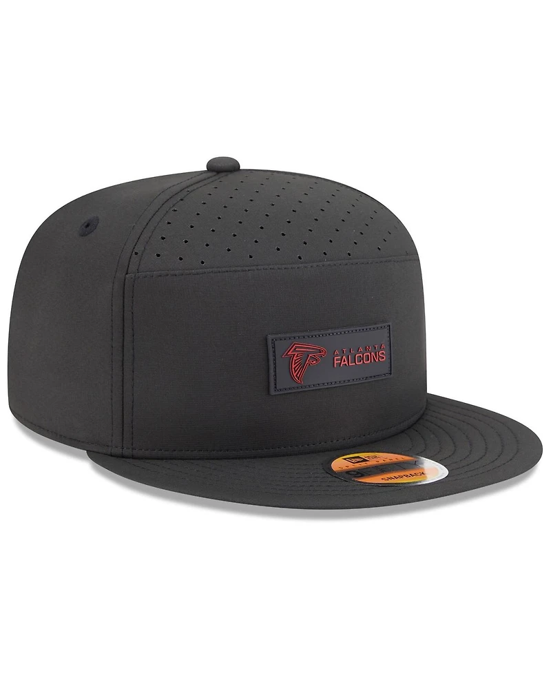 New Era Men's Atlanta Falcons 2025 Sideline Split Panel 9FIFTY Snapback Hat