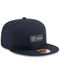 New Era Men's Navy Houston Texans 2025 Sideline H-Town Split Panel 9FIFTY Snapback Hat